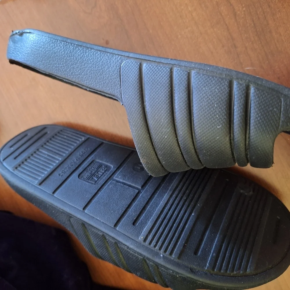 Black Slide Sandals